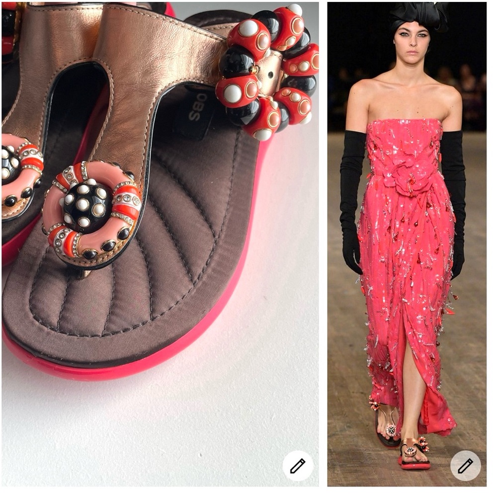 Marc Jacobs Emerson Jeweled Sandals spring summer 2018 - Picture 2 of 16